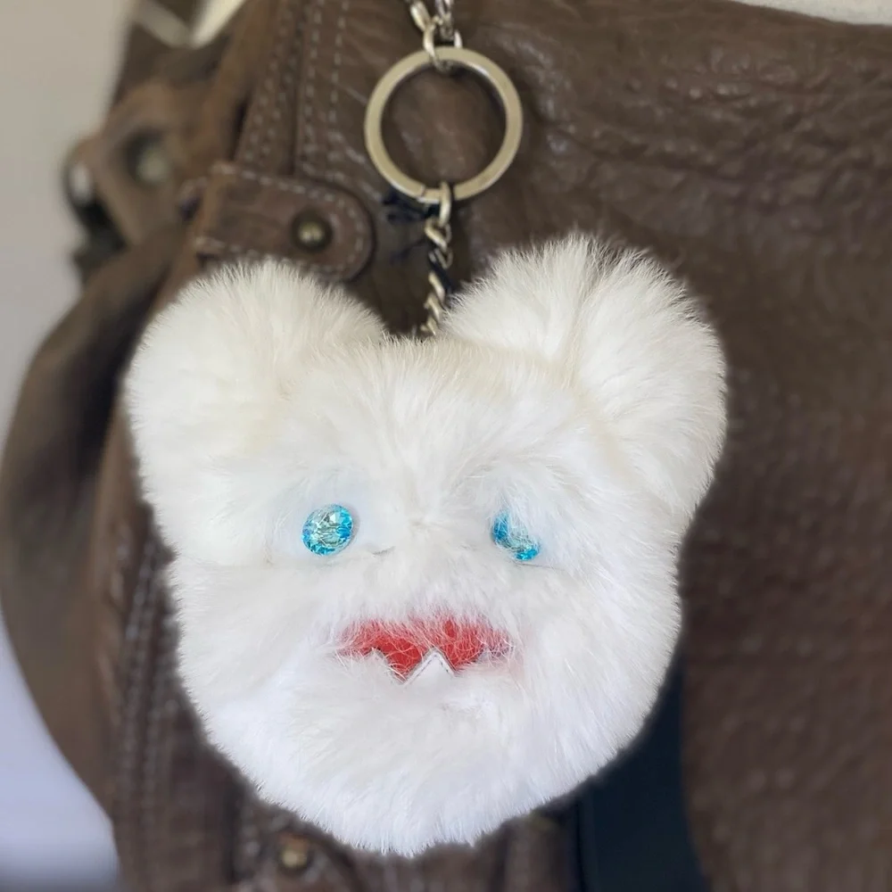 Karl Lagerfeld Choupette Collection Keychain White Plush